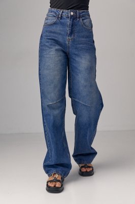 Женские джинсы Skater с высокой посадкой - 02365 синие