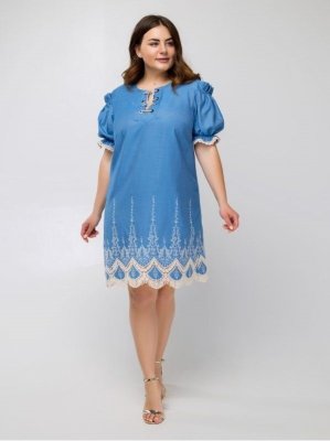 Платье "Надин" (голубой)