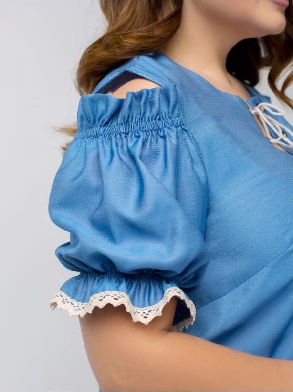 Сукня "Надін" (блакитний)