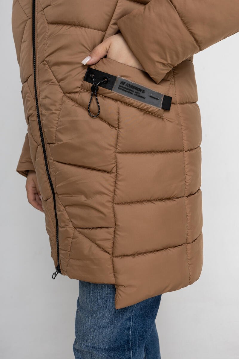 Куртка зимова М-984 гірчиця