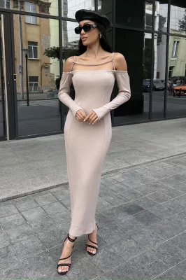 Сукня Санса бежевий