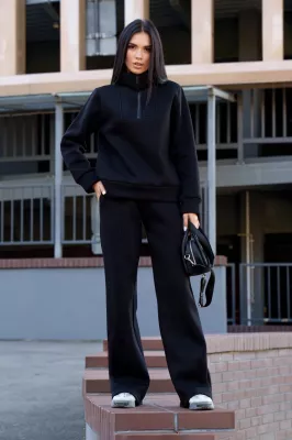 Теплі брюки Ісса чорний