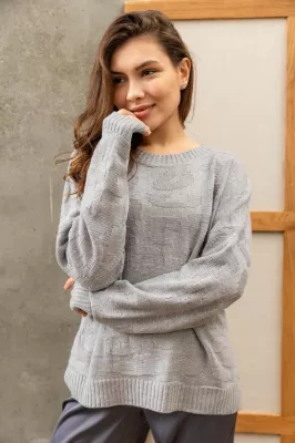 Джемпер R802.5712 сірий