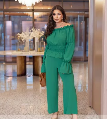 Костюм 1492 зелений