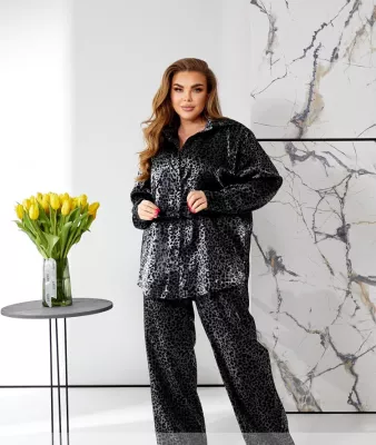 Стильный костюм 5398 черный