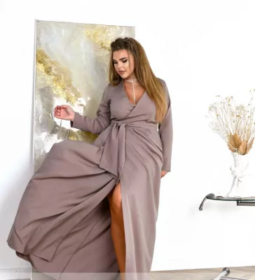 Платье 8657 мокко