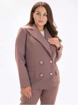 Пиджак "Амато" (розово-коричневый)