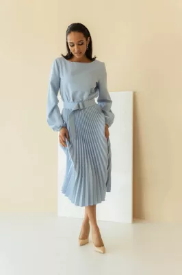 Платье 2138.5594 голубое