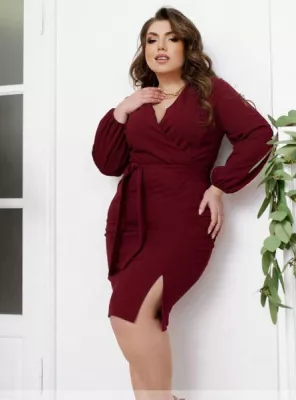 Сукня 0156 бордо