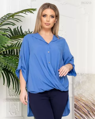 Блузка Анкара (волошковий)