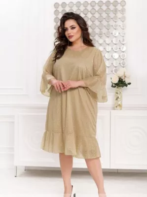Сукня 22-016 світло-бежева
