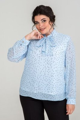 Блуза Савіта блакитна