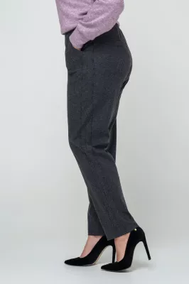 Брюки жіночі для повних Лінда темно-сірі