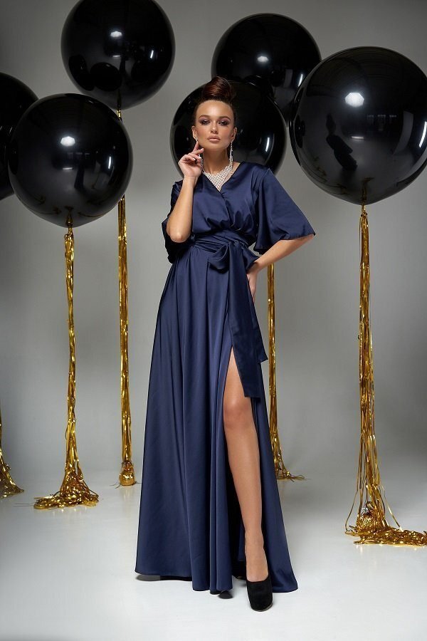 Модное вечернее платье Ариада тёмно-синий