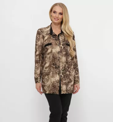 Сорочка Ініт коричнева