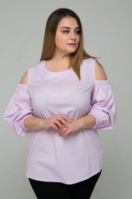 Блуза Леся сиреневая