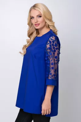 Ошатна туніка Фаїна електрик