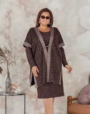 Костюм-двойка из ангоры 1410