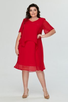 Платье Анжелика красное
